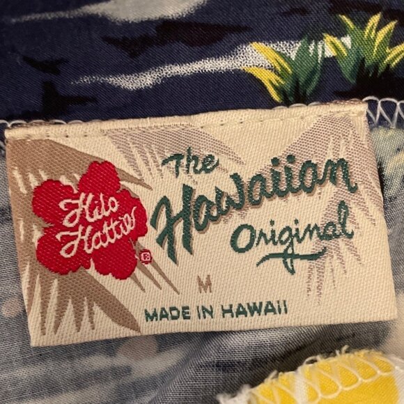 Hilo Hattie's Hawaiian 2pc Hibiscus Island Sleeveless Dress and Blouse Set - Picture 9 of 10